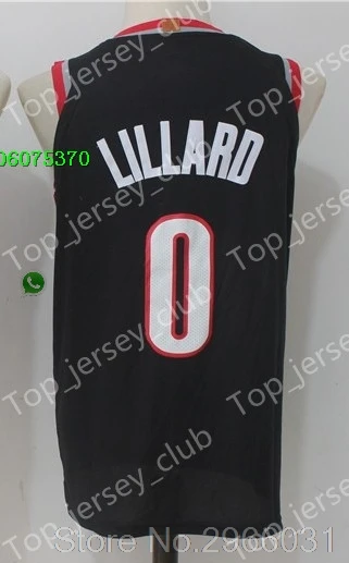 A+++ качественные мужские взрослые#0 Damian Lillard 3 c. J. McCollum Джерси портландцемент