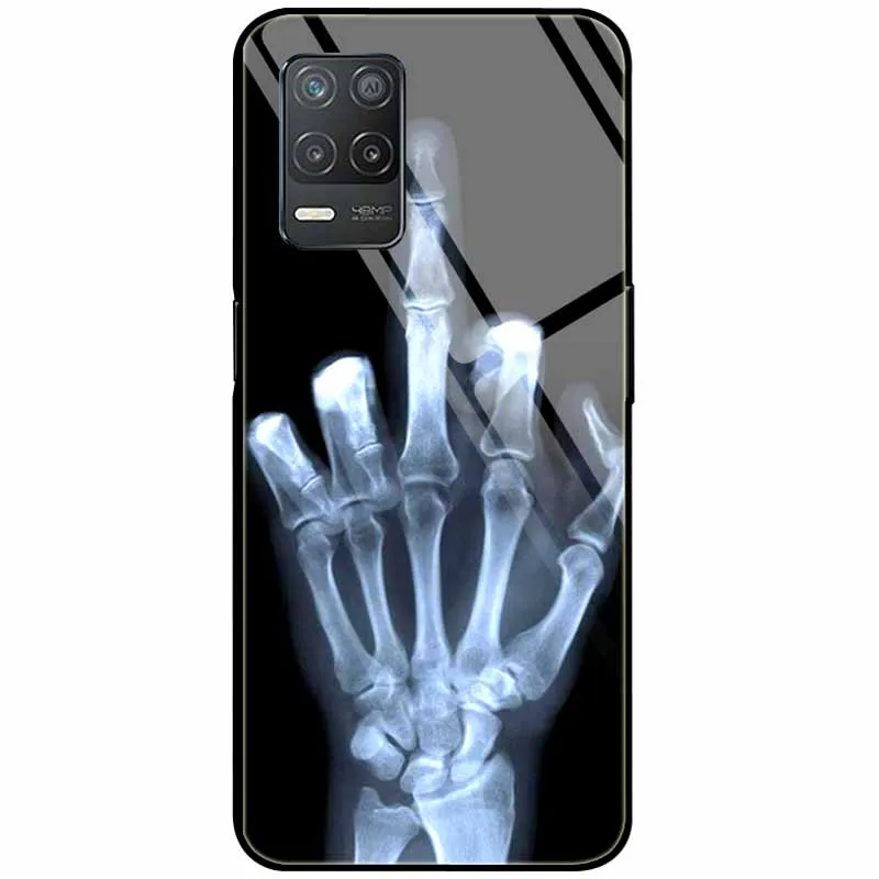 Tempered Glass Hard Protective Back Cover - Cute Design