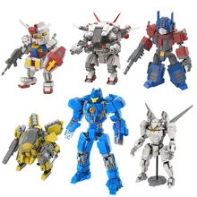 

MOC Armor Robot Deformation Warriorals Action Figure Gipsyed Avengeing Gundamed RX-78 Fighting Building Blocks Toys For Boys