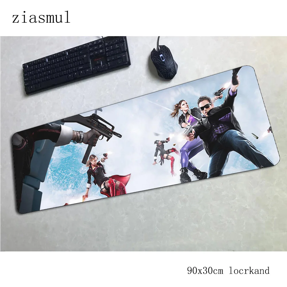 Saints row коврик для мыши 900x300x3 мм коврики для мыши красивые игровые коврики для мыши геймер профессиональные персонализированные коврики для мыши Клавиатура ПК pad