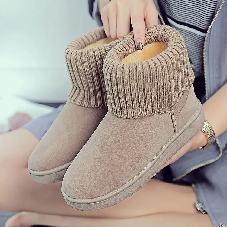 Г., новые стильные зимние Универсальные ботинки в Корейском стиле женские водонепроницаемые ботинки короткие ботинки на плоской подошве
