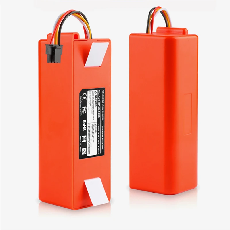 Aspirador de pó Acessórios para Xiaomi Novo Li-ion Bateria mi Robô Robótica Aspirador Roborock S50 S51 t4 100% 9800mah 14.4v 6.5ah - Image 6