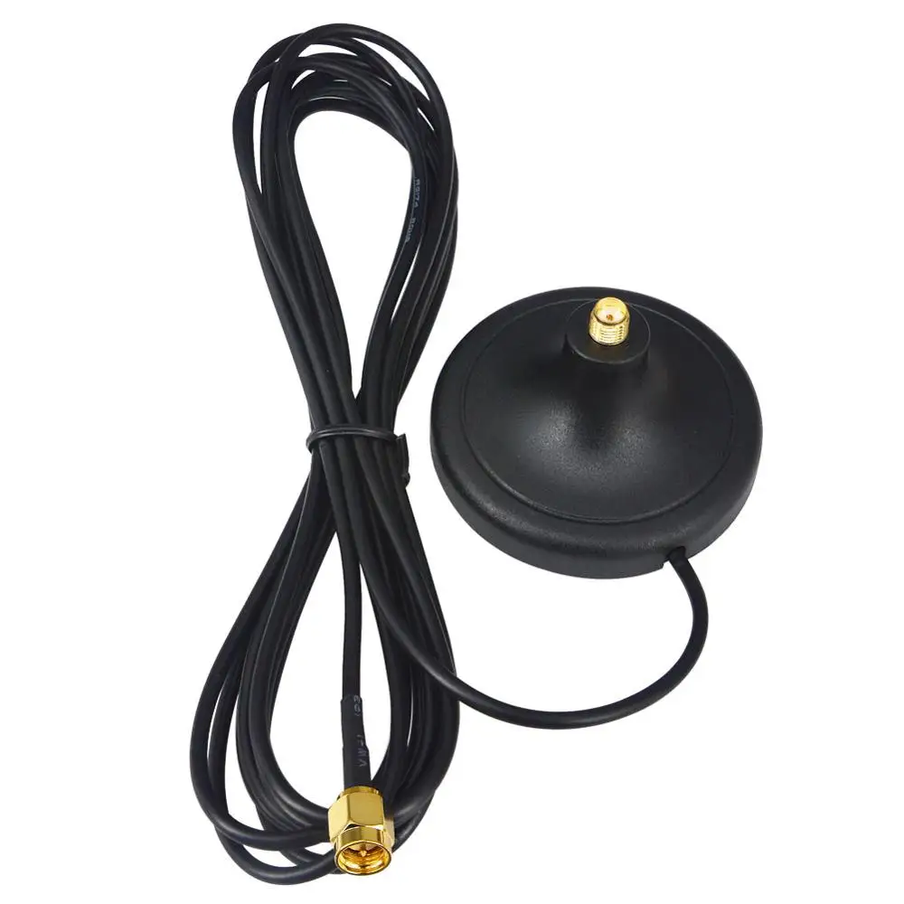 2.4G WiFi Antenna Magnet Base with SMA Male Plug GSM Antenna 3G Magnetic Stand RG174 3M Cable wifi antenna