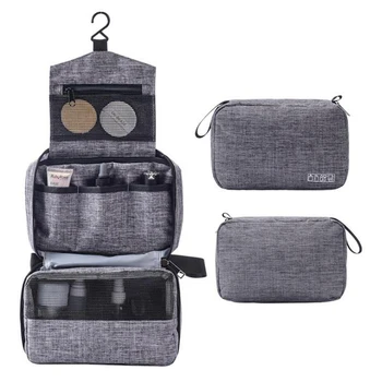 

2020 Waterproof Hanging Cosmetic Bag Folding Travel Organizer for Women Men Necessaries Make Up Case Wash Toiletry Storage Bag