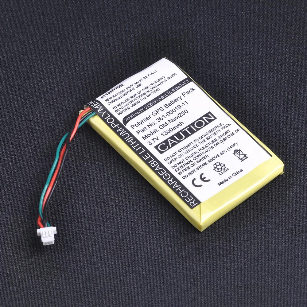 1 шт 1300mAh 3 7 V GPS SAT Аккумулятор для Garmin Nuvi 200 200W 205 205W 205T 205WT 250 252W 255 255T 255W 255WT 260 260W 260WT