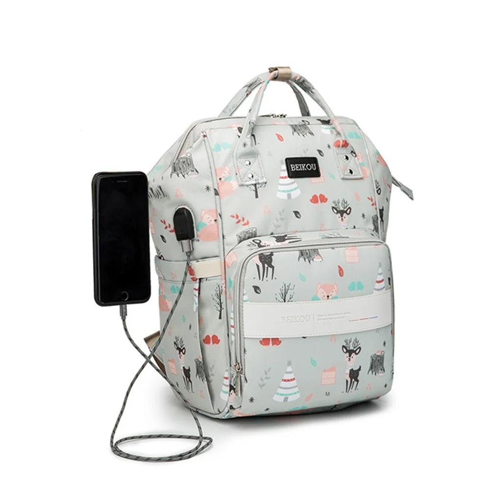 2020 Latest Multi-functional Mommy Bag Fashion Diaper Travel Backpack For Babies Nappies With Phone Charger Stroller Hooks 2020 Latest Multi-functional Mommy Bag Fashion Diaper Travel Backpack For Babies Nappies With Phone Charger Stroller Hooks