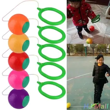 

Sturdy Toy Skip Ball Skip Rope Skipping Kids Coordination Fun Balance Exercise