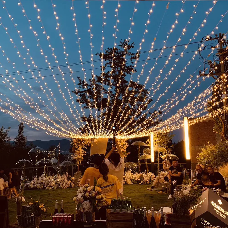 Indoor Outdoor Christmas 10-400 LED String Fairy Wedding Garland Decor Lights 