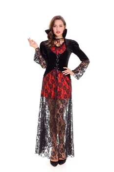 

Dancing Stage Costumes Halloween Vampire Devil Dress Transformed Party Uniform Stage Costume DS Performance Costume Sportswear