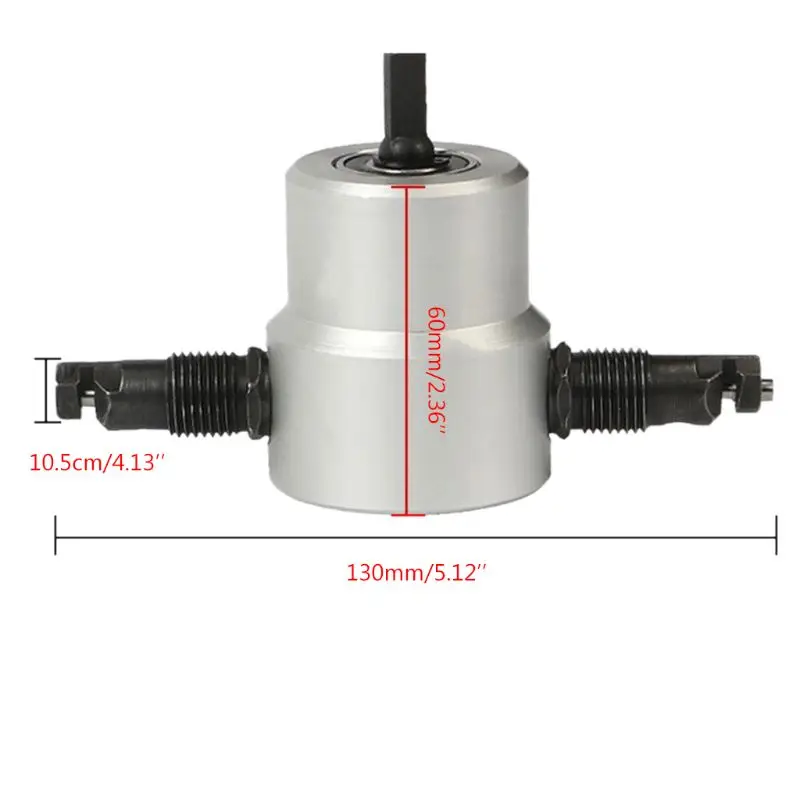 Double Head Sheet Metal Nibbler Blade Saw Cutter Cutting Tool Drill Attachment Double Head Sheet Metal Nibbler Blade Saw Cutter Cutting Tool Drill Attachment