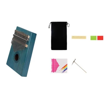 

17-Tone Kalimba Finger Piano Portable Pocket Size Thumb Piano Set with Paper Music Mpectrum Educational Musical Toys