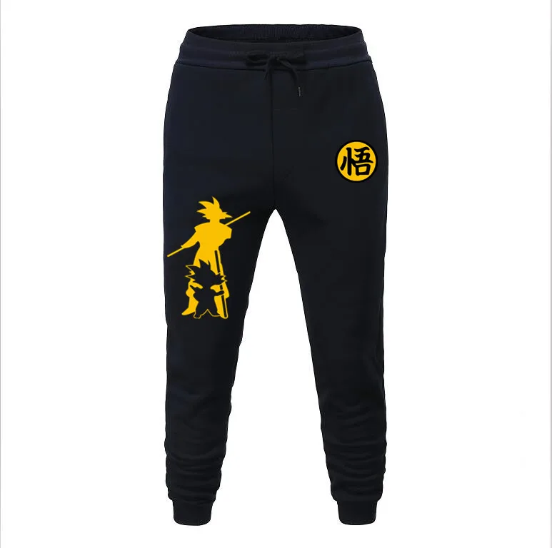 Новинка, аниме Dragon Ball Z GOKU спортивные штаны, мужские Брендовые повседневные спортивные штаны, мужские хлопковые эластичные штаны, штаны для бега