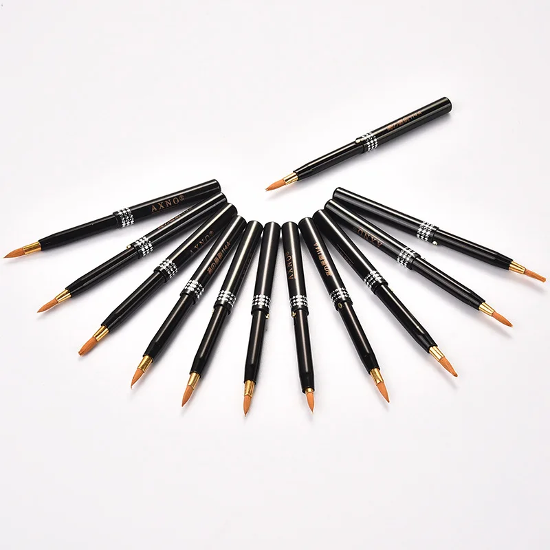 1 Pc Retractable Lip Brush Portable Lip Gloss Lipstick Brush Applicator