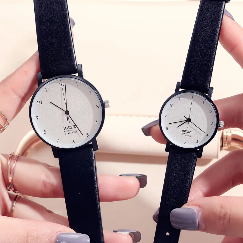 

Top Brand KEZZI Lovers' Couples Quartz Men Watch Women Valentine Gift Clock Watches Ladies 30m Waterproof Wristwatches