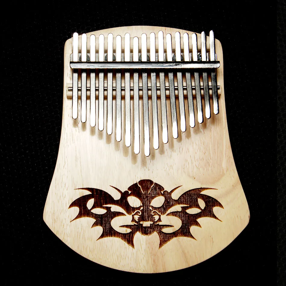 17 клавиш BATESMUSIC Kalimba перкуссионная клавиатура с Африканским большим пальцем