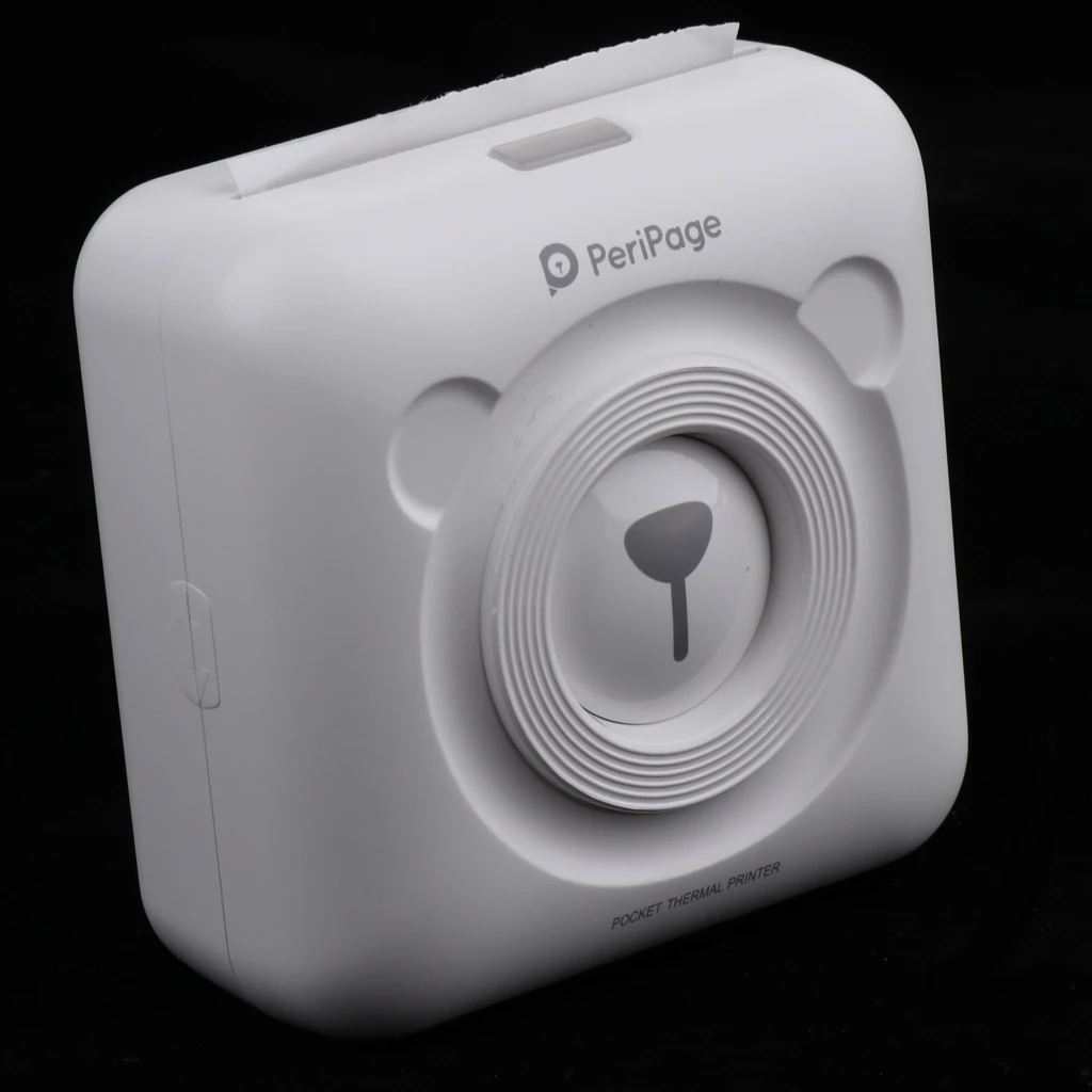 

Mini HD Wireless Mobile Instant Photo Paper Printer Bluetooth Compatible with iOS Android Devices White