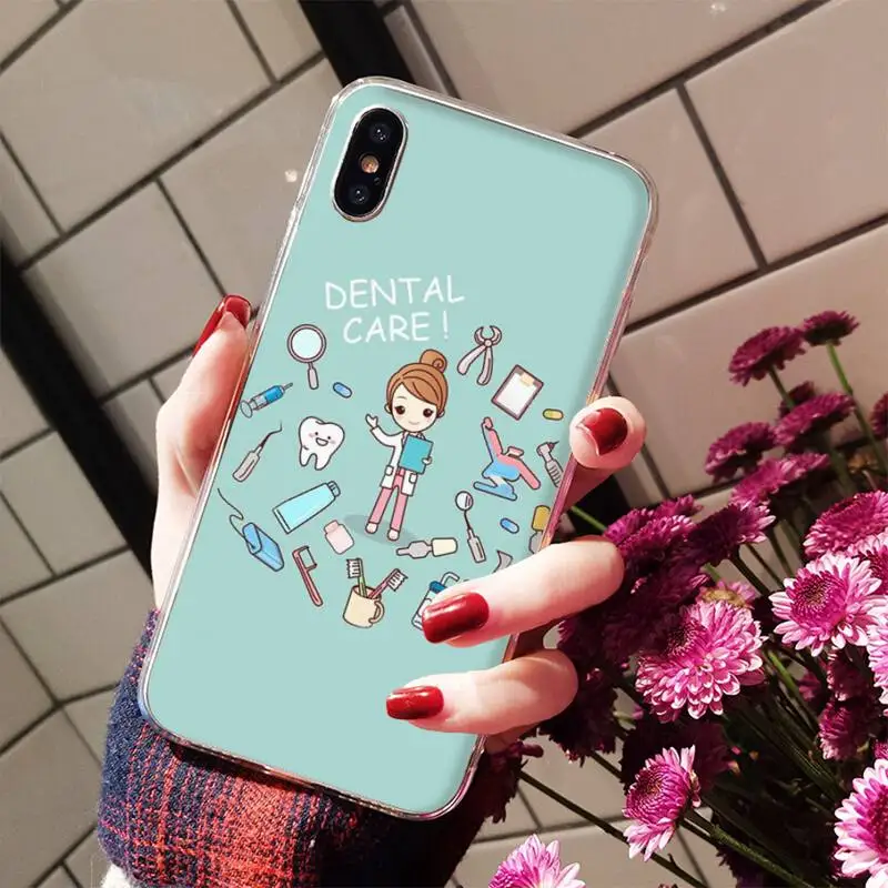 Babaite Dentist Teeth Tooth  Phone Case for iPhone 11 12 13 mini pro XS MAX 8 7 6 6S Plus X 5S SE 2020 XR case best iphone 12 case