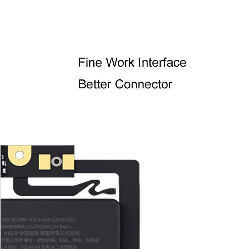 1 шт. аккумулятор для ноутбука Внутренний для MacBook pro A1819 A1706 15 дюймов