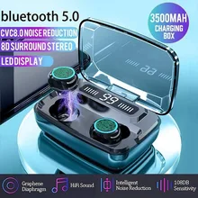 M11 TWS Wireless Earbuds Bluetooth Earphone Fingerprint Touch Handsfree with Charging Box V5 0 Wireless Bluetooth Headset
