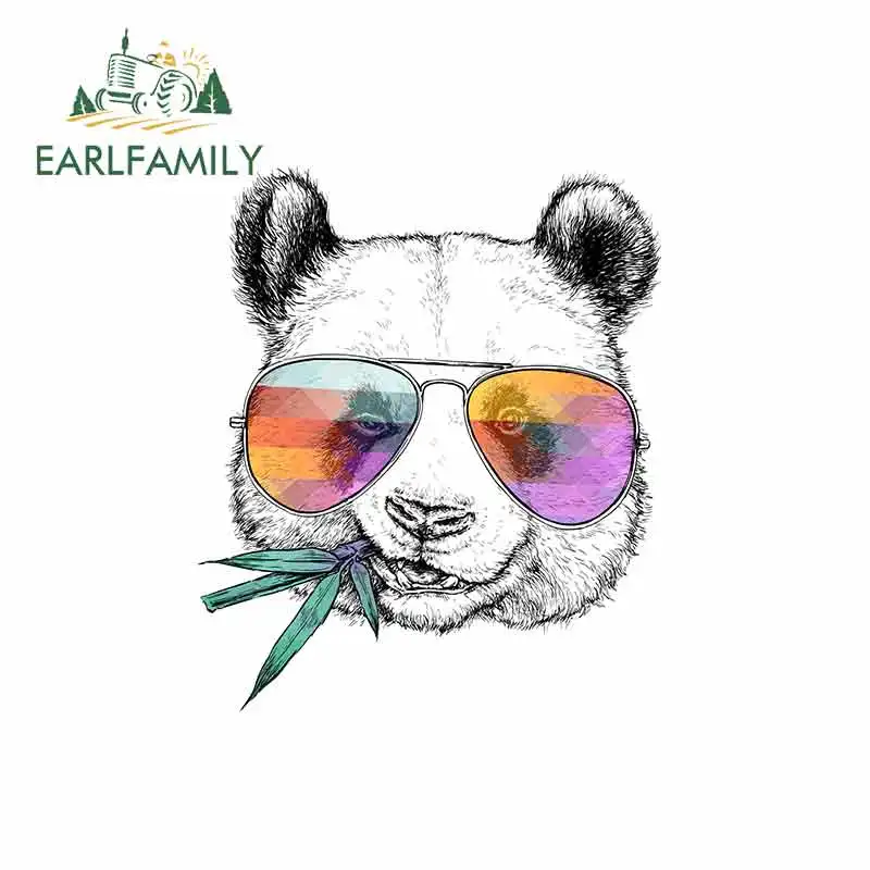 EARLFAMILY 13 см x 11 1 для крутой панды мишка забавная искусственная фургон тонкая