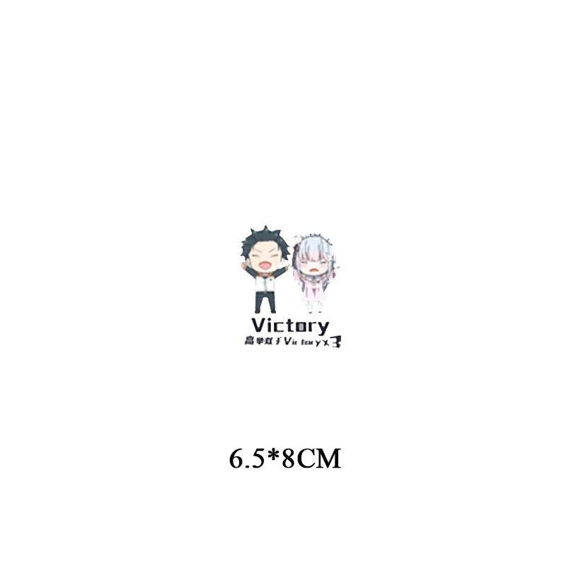 Аниме one piece Naruto нашивка с утюгом для девочек, нашивки для детей, одежда DIY, футболка светится в темноте, светящиеся наклейки - Цвет: 2