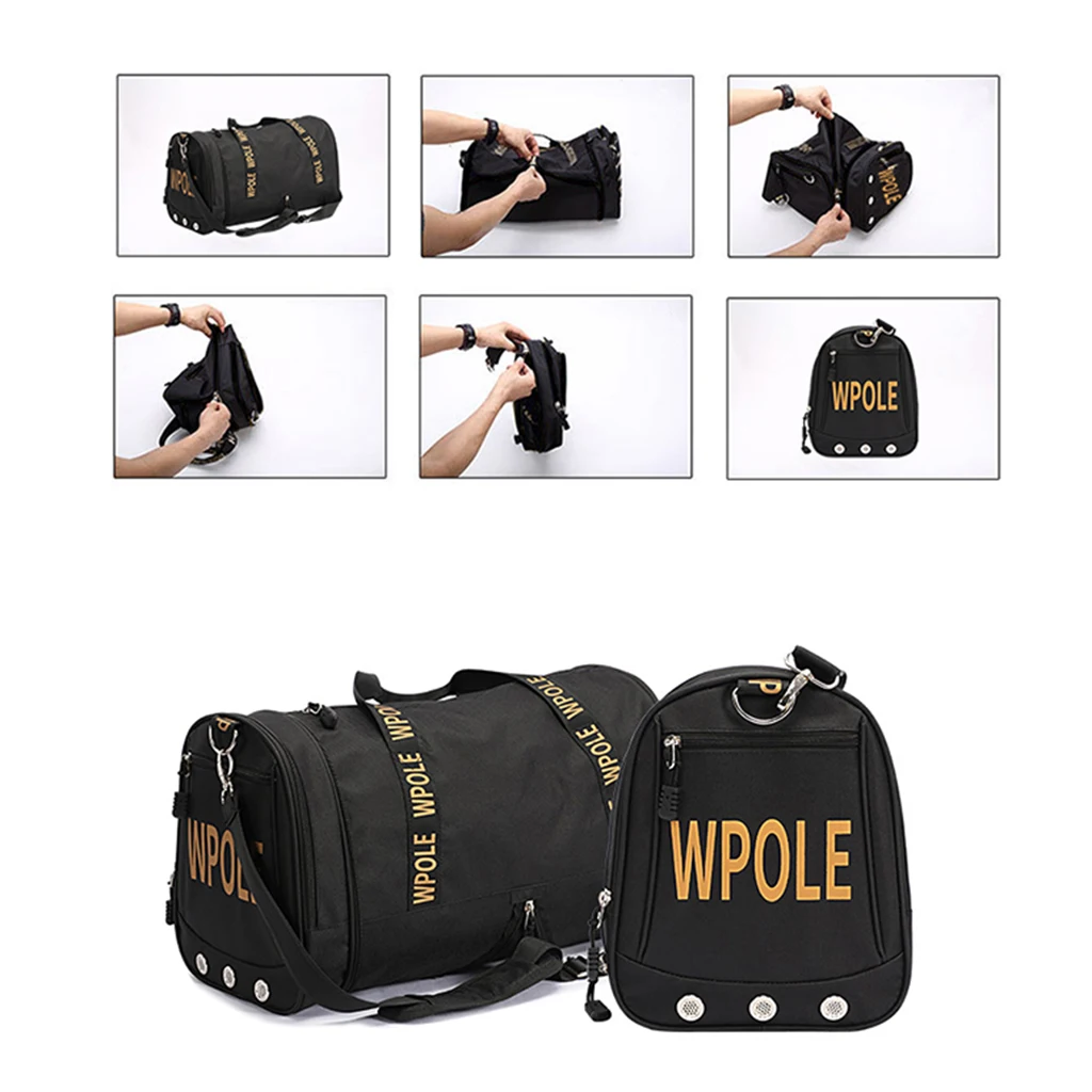 

Packable Sports Gym Bag with Shoes Compartment and Wet Pocket - Lightweight & Durable - Select Colors