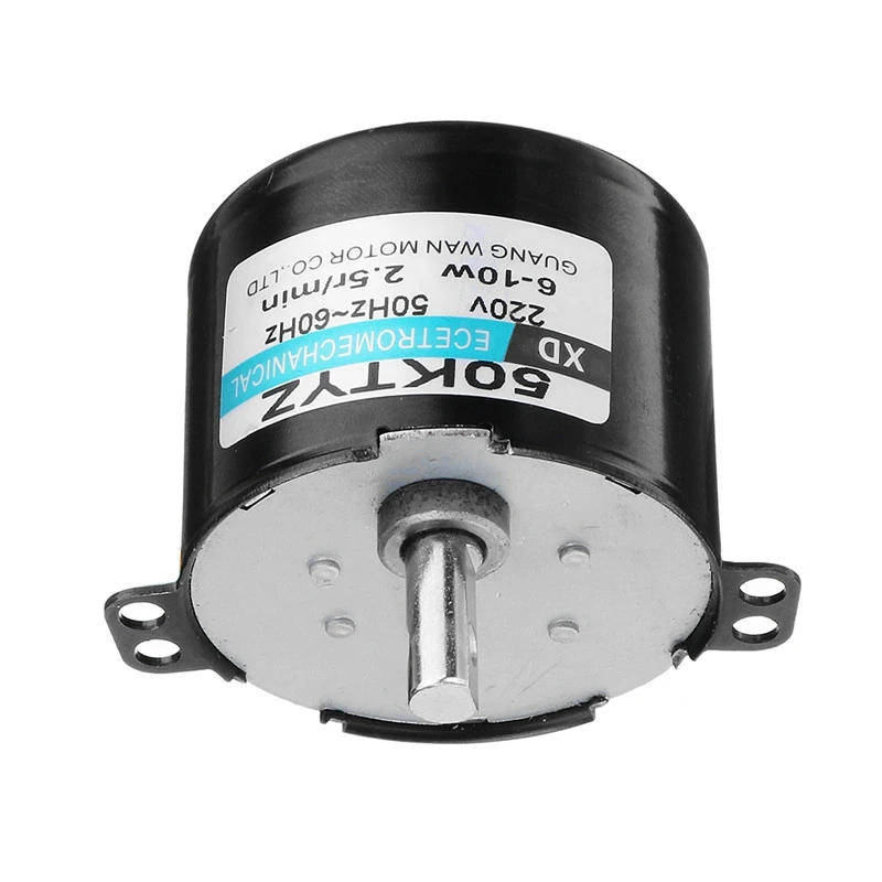 BMBY-50Ktyz Ac220V 10 Вт 0.5A 2,5 об/мин постоянный магнит синхронный двигатель переменного тока редуктор двигателя Cw/Ccw