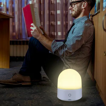 

Colorful Warm Light Night Light USB Rechargeable Children Pat Light Soft Silicone Night Light Baby Room Bedroom Corridor Light