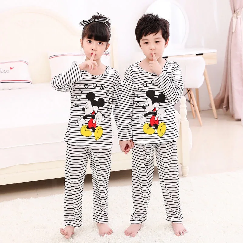 black and white striped pajama pants