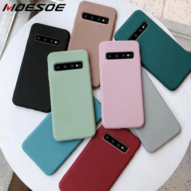Candy Color Soft Silicon Case For Samsung Galaxy S10 S9 S8 Plus S10e Note 10 9 8 A30 A50 A70 A40 A20 A80 A60 M10 M20 Phone Cover |