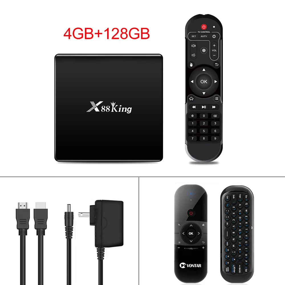 4 Гб оперативной памяти 128G Amlogic S922X ТВ-приставка Android 9,0 Поддержка Dual Wifi BT5.0 1000M 4K Google Play Store Netflix Youtube телеприставка - Цвет: 4GB 128GB 057 B