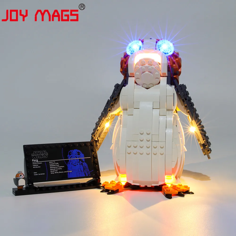 

JOY MAGS Only Led Light Kit For Star war Porg Toys Lighting Set Compatible With 75230 (NOT Include Model)