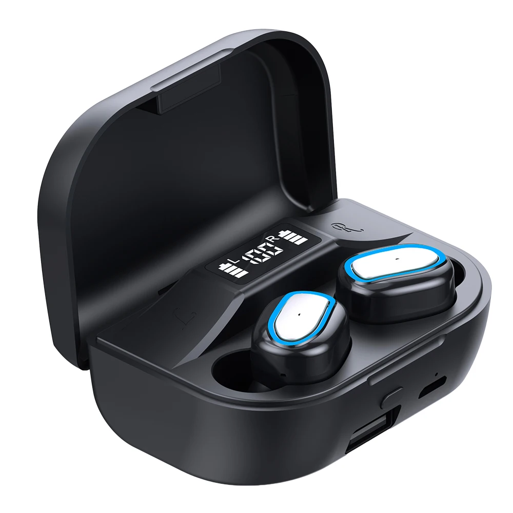 CDEN наушники вкладыши TWS с Беспроводной Bluetooth 5 0 Наушники Hi Fi мини In ear Спорт бег