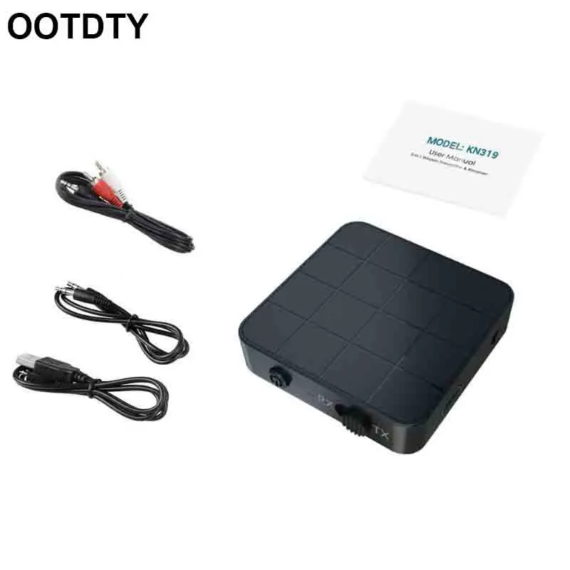 

Rechargeable Bluetooth 5.0 Receiver Transmitter Music Adapter for TV Car PC MP3
