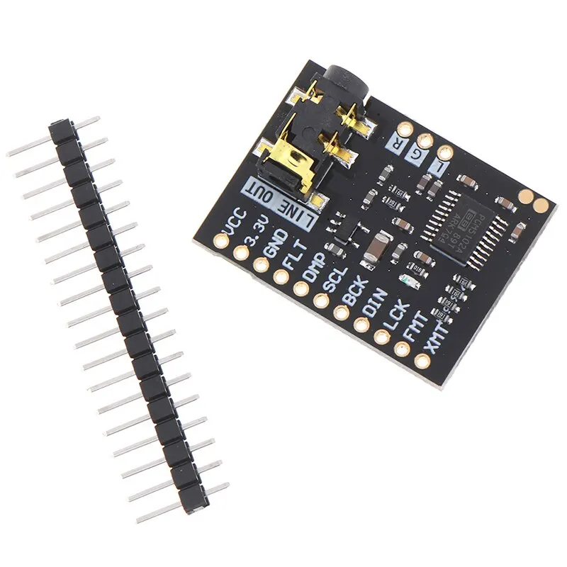 PCM5102A DAC I2S интерфейс декодер доска 192 кГц 24bit стерео джек цифровой аудиоплеер Phat формат модуль для Raspberry Pin