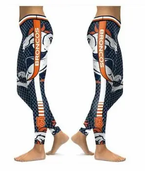 

New Fashion Denver Women Yoga Pants 3D Printed high waist Plus Size Sport Leggings Broncos Gym Fitness Tight Trouser