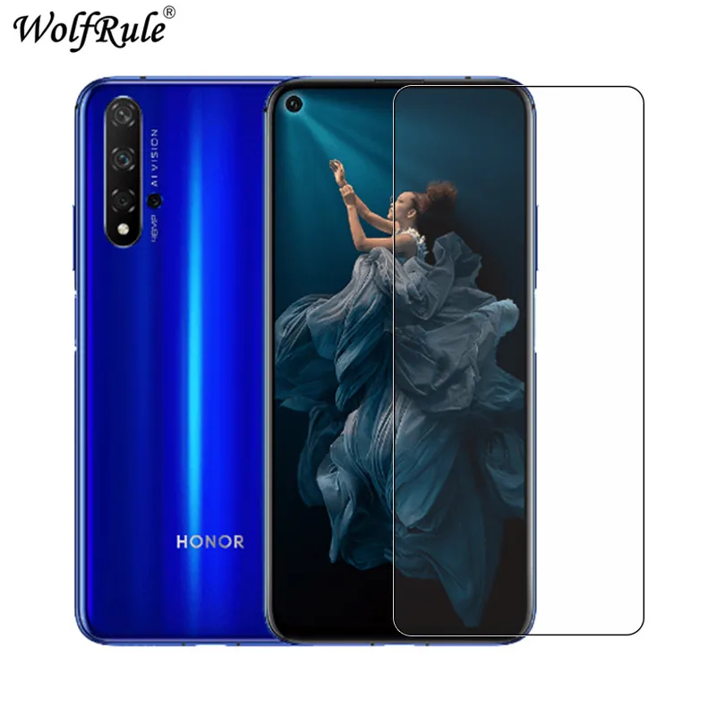 

2PCS screen protector For Huawei nova 5T Tempered Glass Honor 20 Protective Film Ultrathin Phone Glass Nova 5T 6.26"