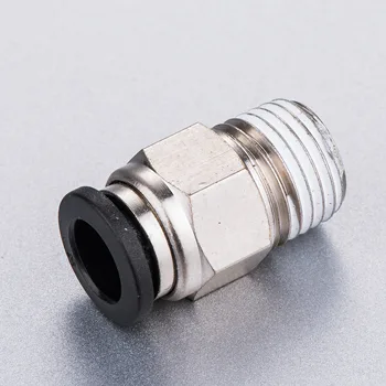 

PC12-N01 tube size 12mm to 1/8 NPT thread PC Male Thread Air Pipe Connector Quick Coupling Brass Fitting