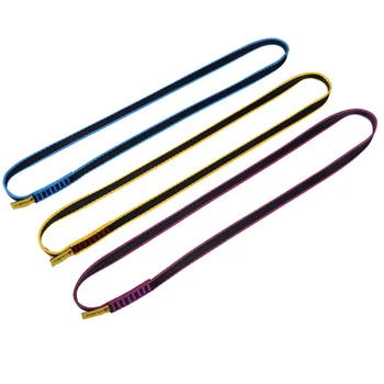 

Rock Climbing Sling Rope Protector 22kN 60cm Nylon Bearing Strap Reinforce Rope Belt Arborist Mountaineering Equipment CE / UIAA