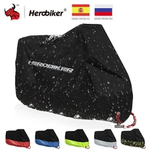 HEROBIKER мотоциклетный чехол для велосипеда всесезонный Водонепроницаемый Пылезащитный УФ защитный наружный внутренний мото скутер мотоциклетный дождевик