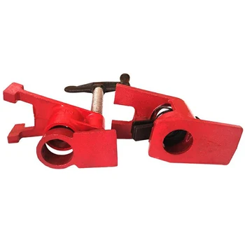 

3/4 1/2 Inch Heavy duty Pipe Clamp for Woodworking Wood Gluing Pipe Clamp Steel Cast Iron Pipe Clamp Fixture Carpenter Hand Tool