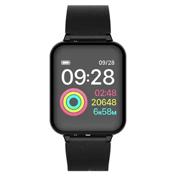 

Screen Brightness Vibration Switch Color Large Screen Heart Rate Exquisite Craft Weather Music Control Step B57 Smart Bracelet