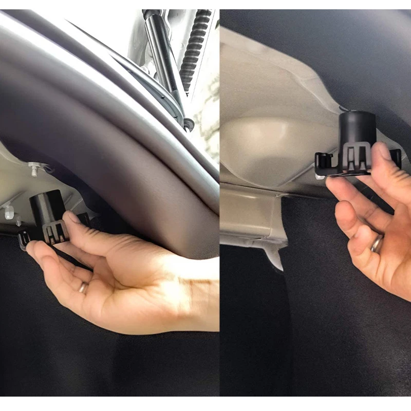 2Pcs Trunk Hook Car Pendant Trunk Grocery Bag Hook Luggage Compartment Glove Bag For Tesla Model 3
