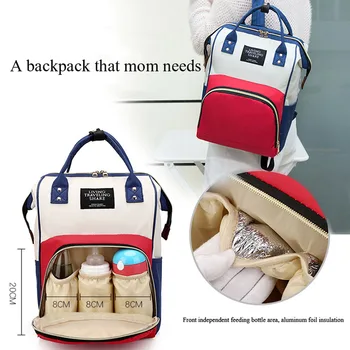

Large Capacity Mummy Bag Maternity Nappy Bag Travel Backpack Nursing Bag for Baby Care Women's Fashion Bag