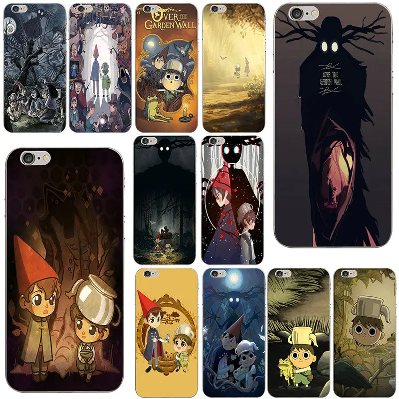 

For iphone 6 6s 7 8 Case Soft TPU Silicone Cover for iPhone 8 7 6 6s Plus X 5 5S SE 5C 4 4S Coque Shell Hot Over the Garden Wall