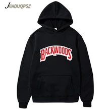 Винты манжеты на резинке толстовки уличная Backwoods Толстовка мужская мода Осень Зима хип хоп Толстовка Пуловер