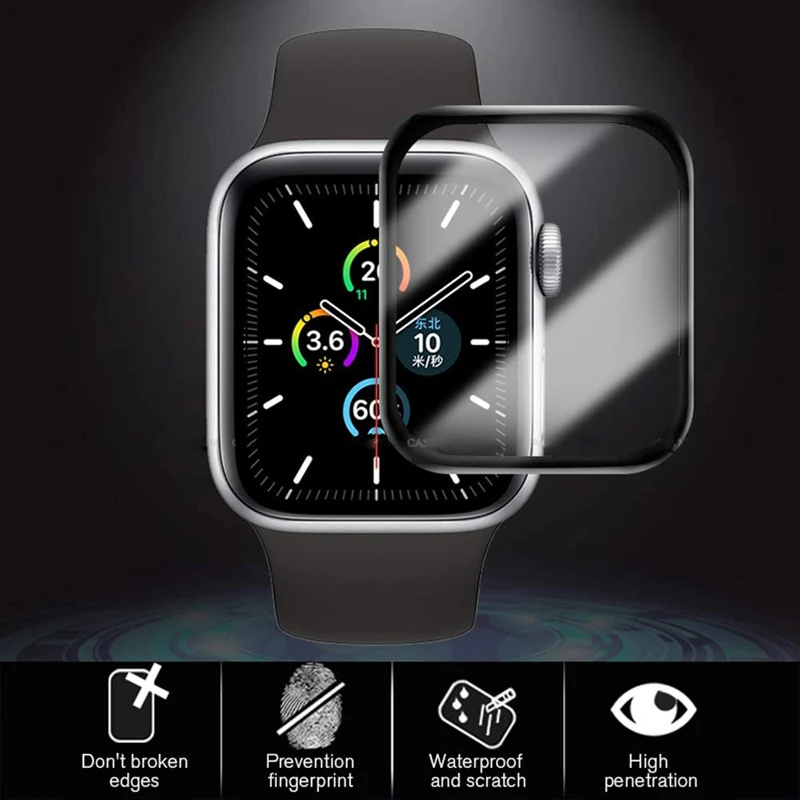 Full Protective ceramics soft Film for Apple Watch Screen Protector