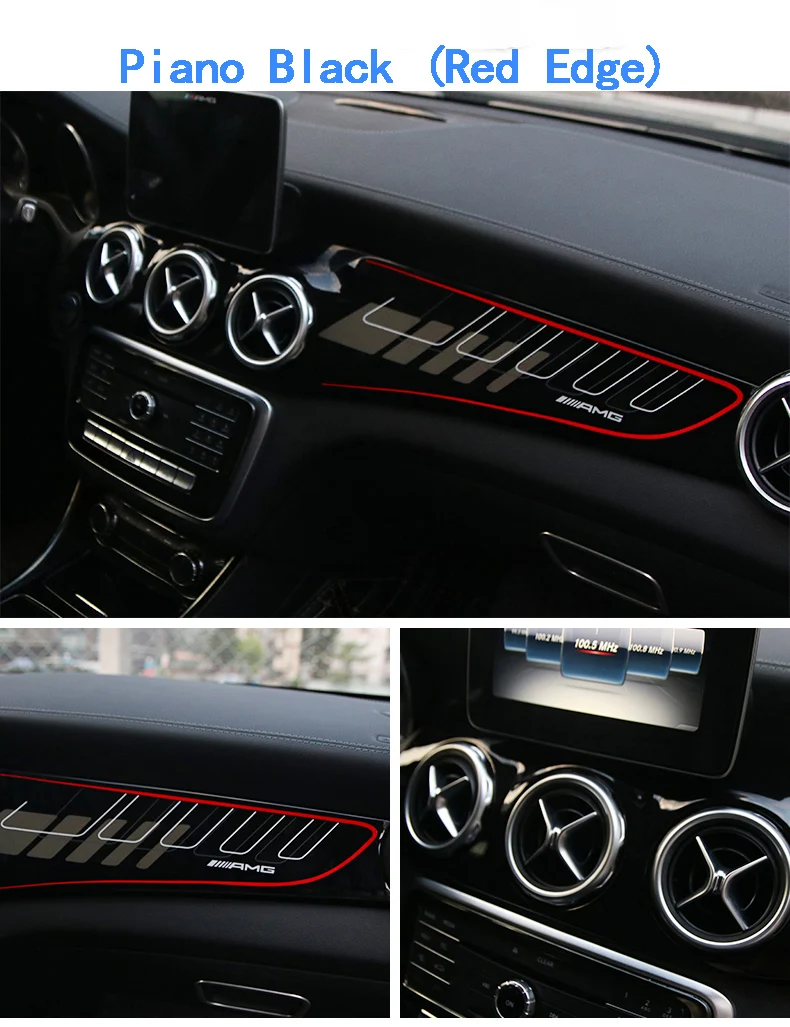 Для Mercedes-Benz GLA CLA200 220A класс A200L A180L Центральная панель управления наклейки Кондиционер Выход модификация