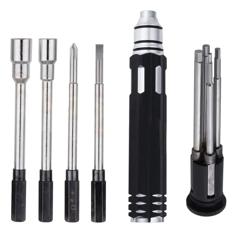 

New 8 in 1 Hex Socket Driver Hexagon Screwdriver Set for RC Models Aluminum B95B