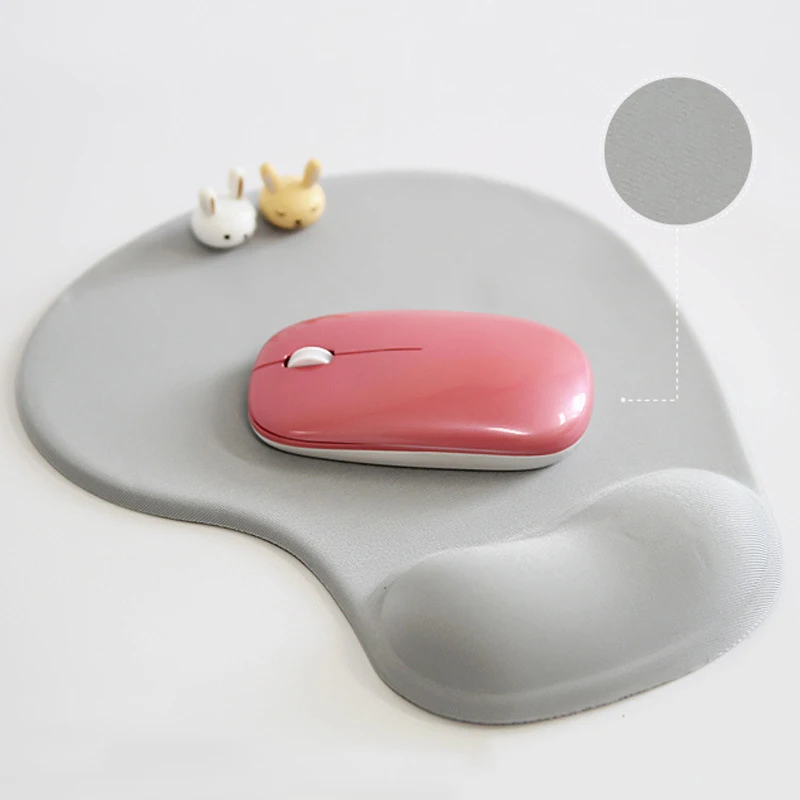 

Silicone Mouse Pad Mat Rest Wrist Comfort Support Anti Slip Soft For Gaming Laptop PC GV99